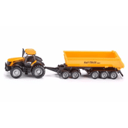 JCB Tractor met dolly en kantelbak - SIKU 1858
