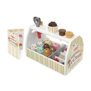 Houten Speelset ijsjes en ijsjestoog - Melissa & Doug 19286