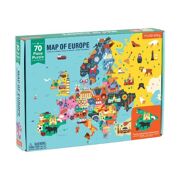 Puzzel Kaart van Europa 70 stuks - Mudpuppy 355194