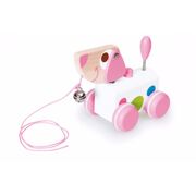 Trekfiguurtje klein Hond Ella roze - Scratch 6181009