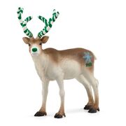 Limited Edition Kerst Rendier Rudolf groen - SCHLEICH 72189