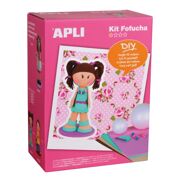 Doe-het-zelf poppenpakket Meisje - Apli Kids 13845