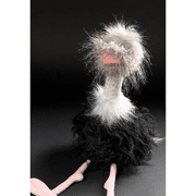 Beasts Knuffel Vogel Strauss Head Up 53 cm - sigikid 38945