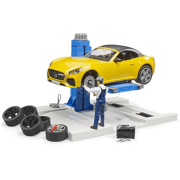 Bruder BWorld Auto Service Center + BRUDER Roadster - BR 62112