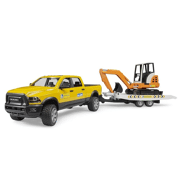 Bruder RAM Verhuurservice met minigraver - BRUDER 02546