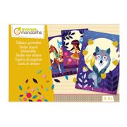 Avenue Mandarine - Creatieve box, stickervellen natuur