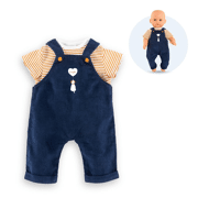 T-shirt en Salopette Marine voor Corolle Pop 30 cm Mon Premier Poupon - COROLLE 111190