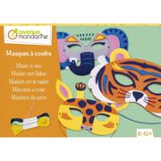 Creatieve Box Maskers naaien, savannedieren - Avenue Mandarine KC135