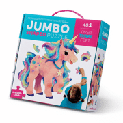 Crocodile Creek Jumbo Puzzel Dag Eenhoorn 48 stuks - Crocodile Creek CC29702