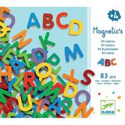 83 Houten magnetische kleine letters - Djeco DJ03101