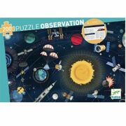 Observatiepuzzel De Ruimte 200 stuks met infoboekje - Djeco DJ07413