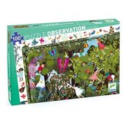 Observatiepuzzel Spelen in de Tuin 100 stuks - Djeco DJ07512