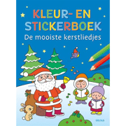 Deltas De mooiste Kerstliedjes kleur- en stickerboek - DELTAS 0664832