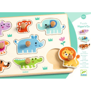Djeco Puzzel Hippo'n'Co 8 stuks - DJECO DJ01123