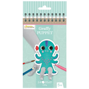 Vingerpopjes om te kleuren Graffy Puppet  Fantastische dieren - Avenue Mandarine GY096