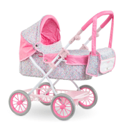 Gebloemde Poppenwagen voor Corolle pop van 36-42-52 cm Mon Grand Poupon - COROLLE 141860