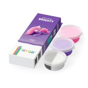 Hey Clay Rainbow Unicorn - Brighty 3 potjes - HEY CLAY 30137
