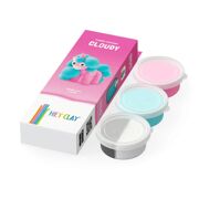 Hey Clay Rainbow Unicorn - Cloudy 3 potjes - HEY CLAY 30138