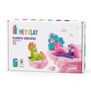 Hey Clay Rainbow Unicorns Brighty, Cloudy, Sparky 6 potjes - HEY CLAY 60054