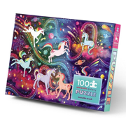 Holografische Puzzel Eenhoorn Melkwegstelsel 100 stuks - Crocodile Creek CC79101