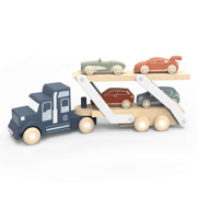 Houten Autotransporteur - SPEEDY MONKEY SP1013