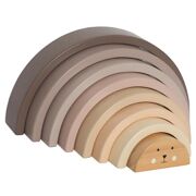 Houten Regenboog stapelen - Jabadabado W7223