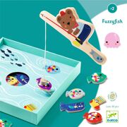 Houten visspel Fuzzyfish - DJECO DJ01613