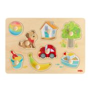 Houten Inlegpuzzel Eerste Woorden 8 stuks - HABA 2011813001