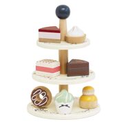 Houten Taartstandaard met Gebakjes (3 verdiepingen) - Le Toy Van TV288