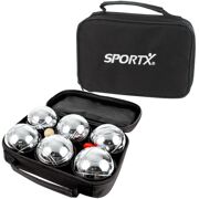 Jeu de Boules set (6stuks) metaal - SPORTX 2004062