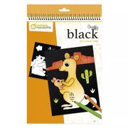 Kleurboek Graffy Black, Dieren van de wereld - Avenue Mandarine GY158
