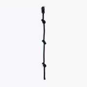 Klim/knopentouw 260 cm zwart diameter 26 mm - DICE R219.01.00