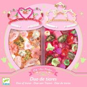 Kralen Duo tiara's, blauw - DJECO DJ00038