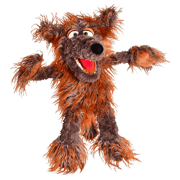 Living Puppets Handspeelpop Wolf Siegfried - Living Puppets W912