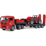 MAN TGA dieplader met Manitou Verreiker - BRUDER 02774