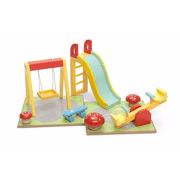 Houten speeltuinset voor poppenhuis - Le Toy Van ME076