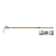 Metalen bladgritsel 11 tanden 110 cm - GARDENING FOR KIDS 3016