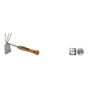 Metalen combihakje - GARDENING FOR KIDS 3028