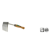Metalen handharkje 5 tanden- GARDENING FOR KIDS 3027