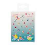 Oorstickers bloemen, 26 stuks - Souza 107386