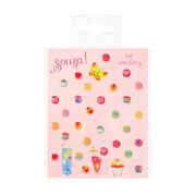 Oorstickers fruit, 29 stuks - Souza 107385