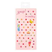 Oorstickers fruit, 45 stuks - Souza 107383