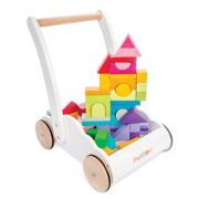 Petilou houten blokkenkar Rainbow Cloud Walker - Le Toy Van PL102