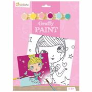 Schildersdoek Graffy Paint Prinses - Avenue Mandarine PP019