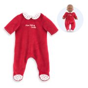 Pyjama Pétales de Cœurs voor pop 30 cm - COROLLE 110970