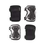 Reflecterende Knie- en elleboogbescherming zwart Small - MICRO AC5472