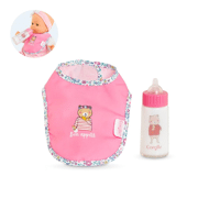 Roze slabbetje en magische fles voor grote pop 36/42 cm Mon Grand Poupon - COROLLE 141790