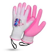 Roze tuinhandschoen voor kinderen, LISON de vlinder 4/6 jaar
