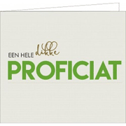 Wenskaart Een heel dikke proficiat - Mail-Box SIM1370