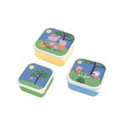 Set van 3 lunchboxen Peppa Pig - Petit Jour Paris PI994K